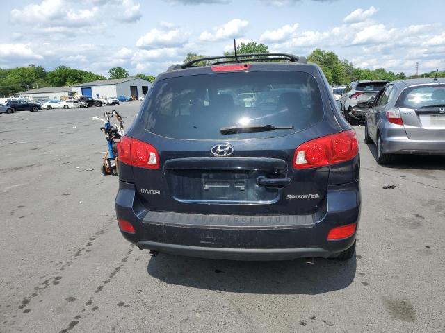 5NMSG13D18H156701 - 2008 HYUNDAI SANTA FE GLS BLUE photo 6