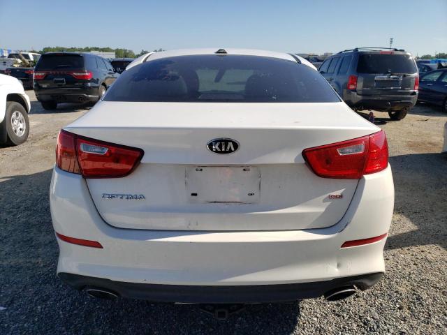 KNAGM4A74F5617805 - 2015 KIA OPTIMA LX WHITE photo 6