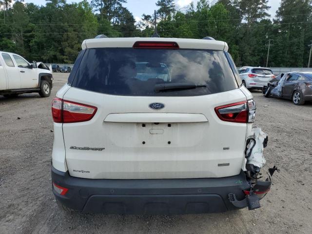 MAJ3P1TE6JC196716 - 2018 FORD ECOSPORT SE თეთრი ფოტო 6