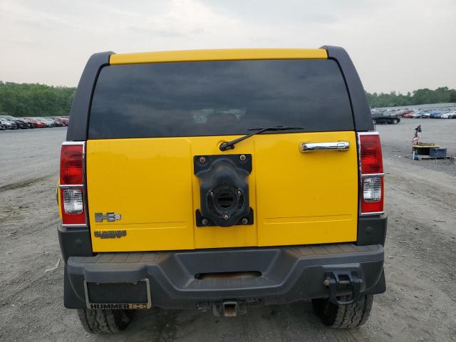 5GTDN136668102222 - 2006 HUMMER H3 YELLOW photo 6