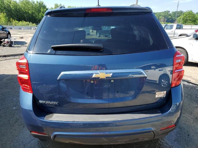 2GNALCEK6H6244916 - 2017 CHEVROLET EQUINOX LT ლურჯი ფოტო 6