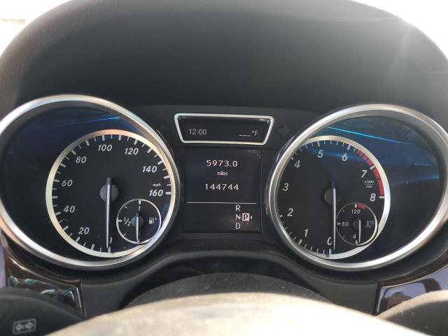 4JGDA5HB1CA001038 - 2012 MERCEDES-BENZ ML 350 4MATIC WHITE photo 9