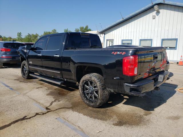 3GCUKTEJ2JG321341 - 2018 CHEVROLET SILVERADO K1500 HIGH COUNTRY BLACK photo 2