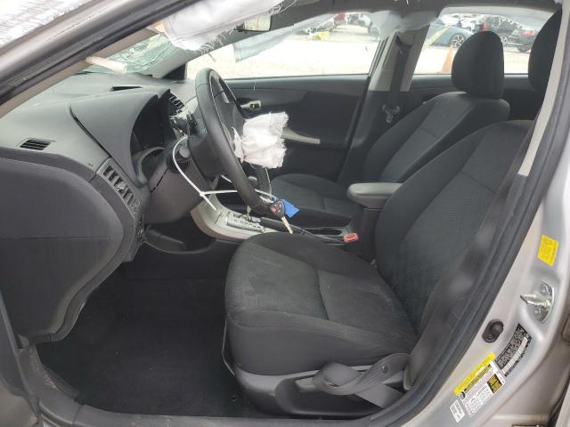 2T1BU4EE0AC440364 - 2010 TOYOTA COROLLA BASE SILVER photo 7