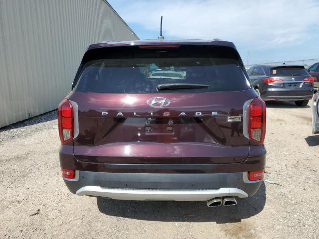 KM8R34HE6LU073176 - 2020 HYUNDAI PALISADE SEL BURGUNDY photo 6