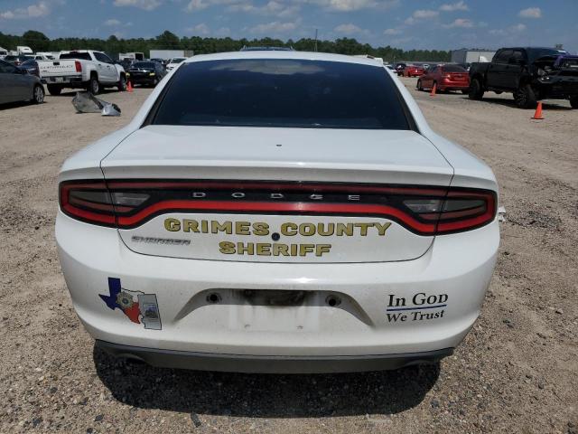 2C3CDXAT3GH350736 - 2016 DODGE CHARGER POLICE WHITE photo 6