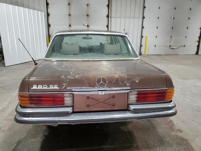 11602412111839 - 1978 MERCEDES-BENZ 280 SE BROWN photo 6