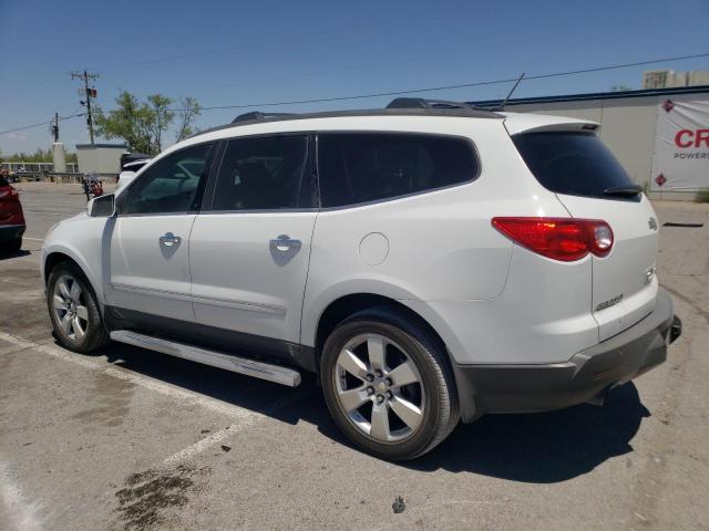 1GNEV33D19S112578 - 2009 CHEVROLET TRAVERSE LTZ WHITE photo 2