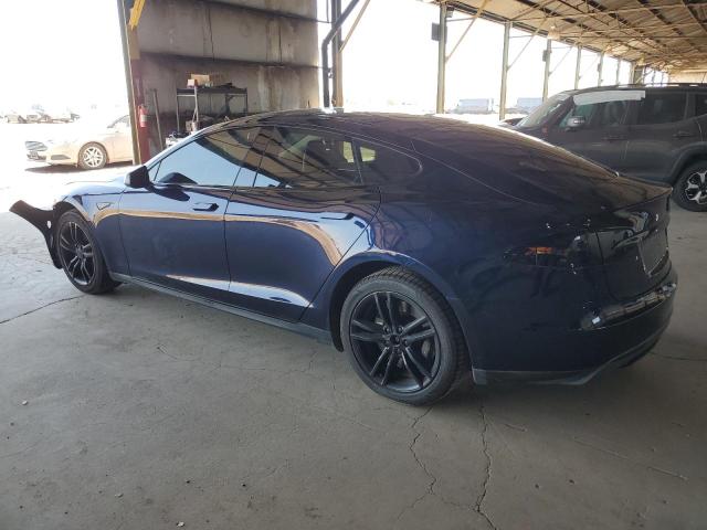 5YJSA1H18EFP34127 - 2014 TESLA MODEL S ლურჯი ფოტო 2