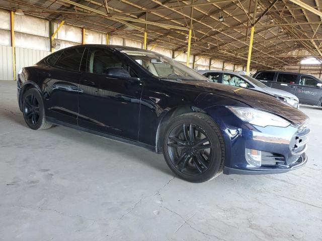 5YJSA1H18EFP34127 - 2014 TESLA MODEL S ლურჯი ფოტო 4