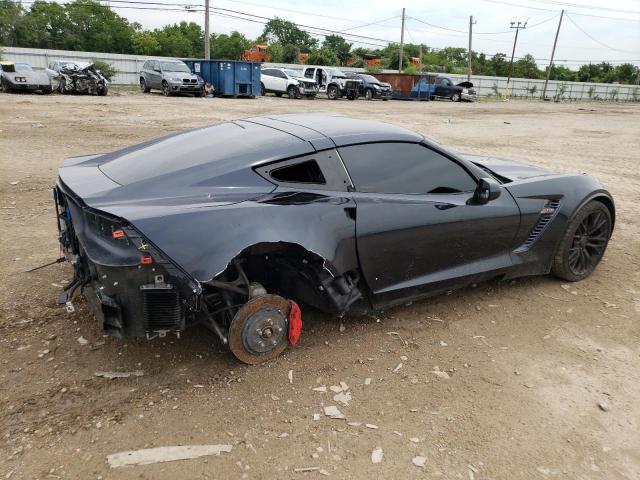 1G1YU2D65G5606983 - 2016 CHEVROLET CORVETTE Z06 3LZ BLUE photo 3