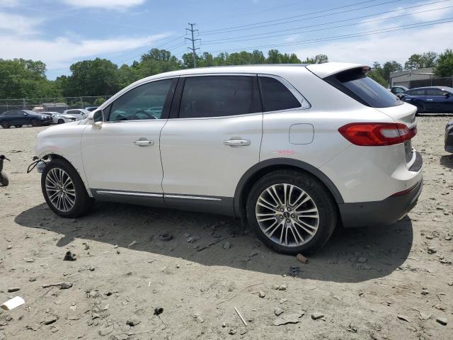 2LMPJ6LR3GBL29535 - 2016 LINCOLN MKX RESERVE WHITE photo 2