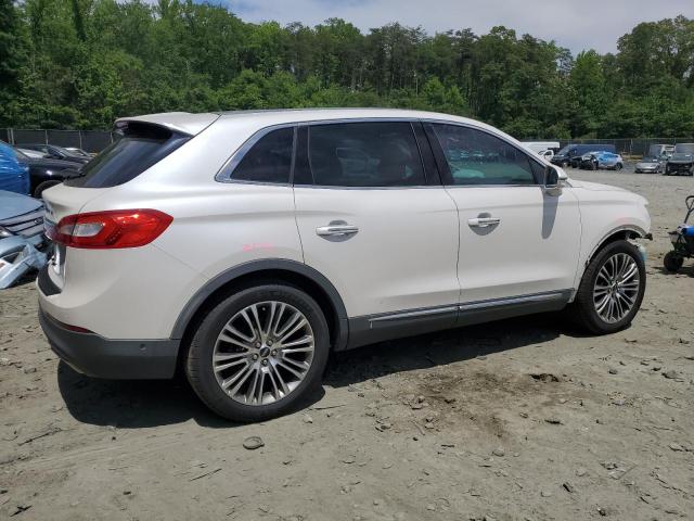 2LMPJ6LR3GBL29535 - 2016 LINCOLN MKX RESERVE WHITE photo 3