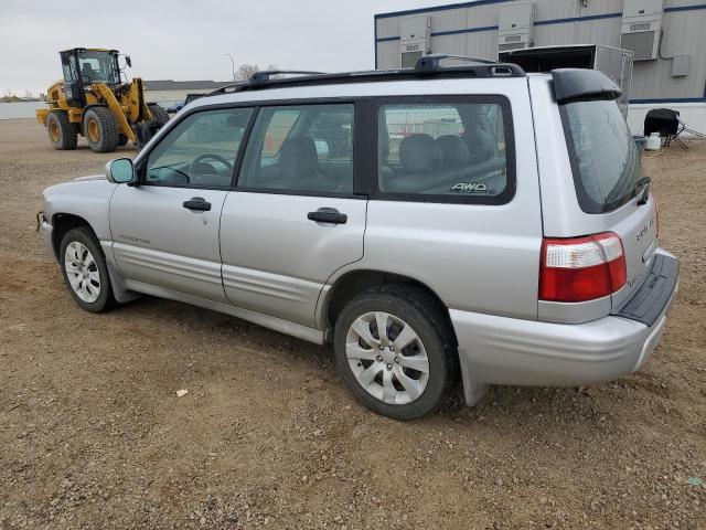 JF1SF65682H704450 - 2002 SUBARU FORESTER S SILVER photo 2