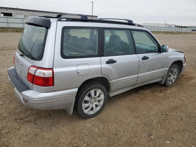 JF1SF65682H704450 - 2002 SUBARU FORESTER S SILVER photo 3