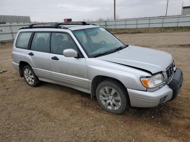 JF1SF65682H704450 - 2002 SUBARU FORESTER S SILVER photo 4