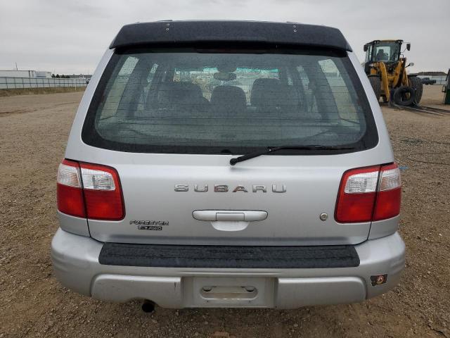 JF1SF65682H704450 - 2002 SUBARU FORESTER S SILVER photo 6
