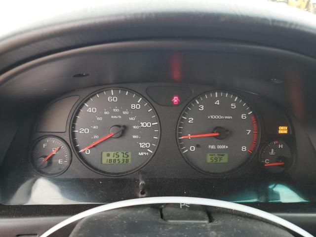 JF1SF65682H704450 - 2002 SUBARU FORESTER S SILVER photo 9