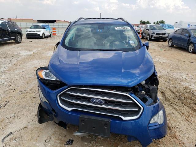 MAJ6S3KL5KC299392 - 2019 FORD ECOSPORT TITANIUM BLUE photo 5