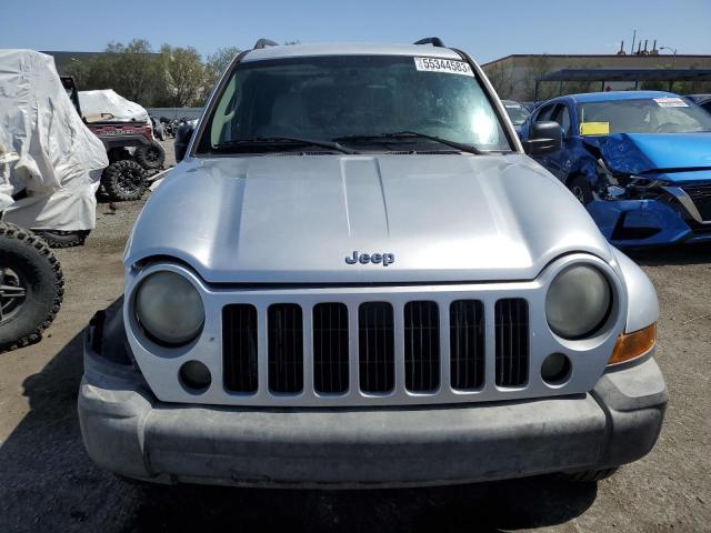 1J4GK48K87W711632 - 2007 JEEP LIBERTY SPORT SILVER photo 5