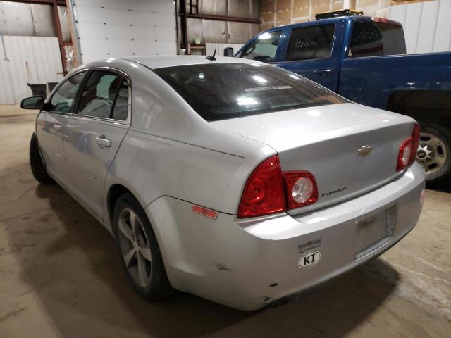 1G1ZC5E16BF252907 - 2011 CHEVROLET MALIBU 1LT SILVER photo 2