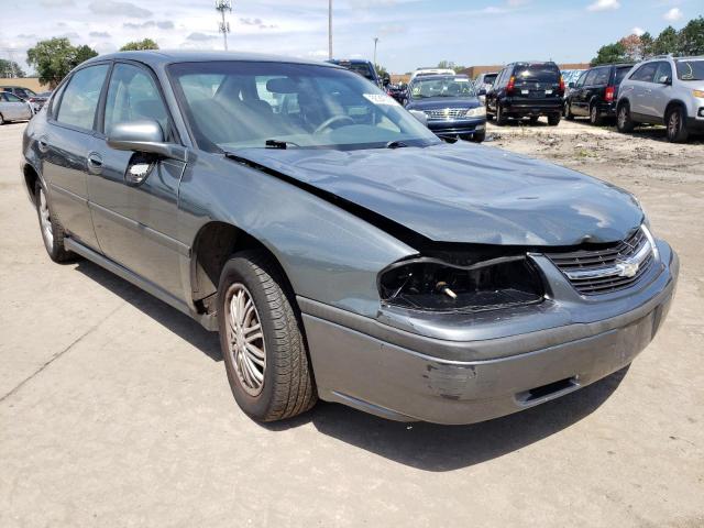 2G1WF55E249254274 - 2004 CHEVROLET IMPALA GRAY photo 1