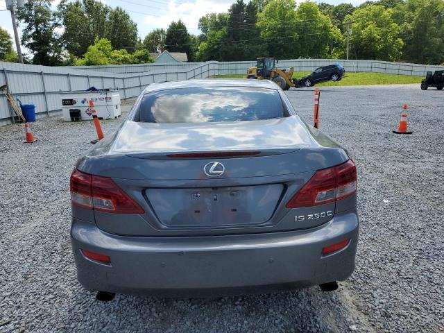 JTHFF2C23D2528044 - 2013 LEXUS IS 250 GRAY photo 6