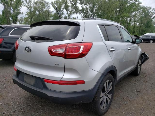 KNDPCCA22B7160477 - 2011 KIA SPORTAGE EX GRAY photo 3