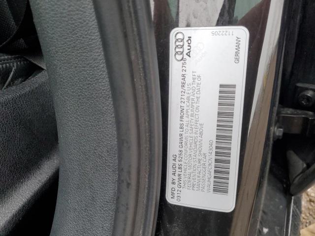 WAUHGAFC9CN143040 - 2012 AUDI A6 PRESTIGE შავი ფოტო 13