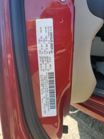 2C4RC1CG4ER329150 - 2014 CHRYSLER TOWN & COU TOURING L RED photo 13