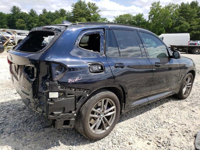 5UXTY9C02L9B70111 - 2020 BMW X3 XDRIVEM40I BLACK photo 3