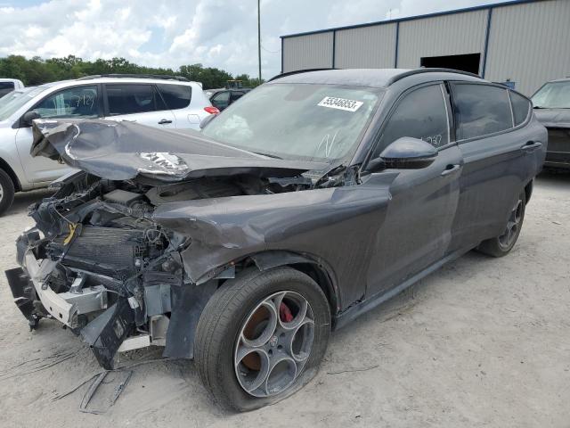 ZASFAKPN3J7B89702 - 2018 ALFA ROMEO STELVIO SPORT ნაცრისფერი ფოტო 1