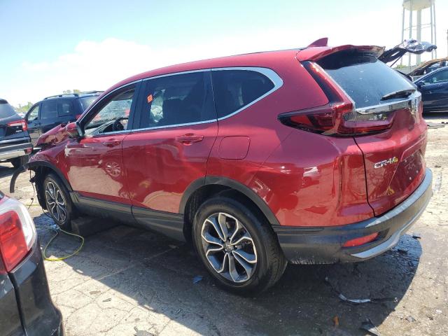 7FARW2H51ME014227 - 2021 HONDA CR-V EX RED photo 2