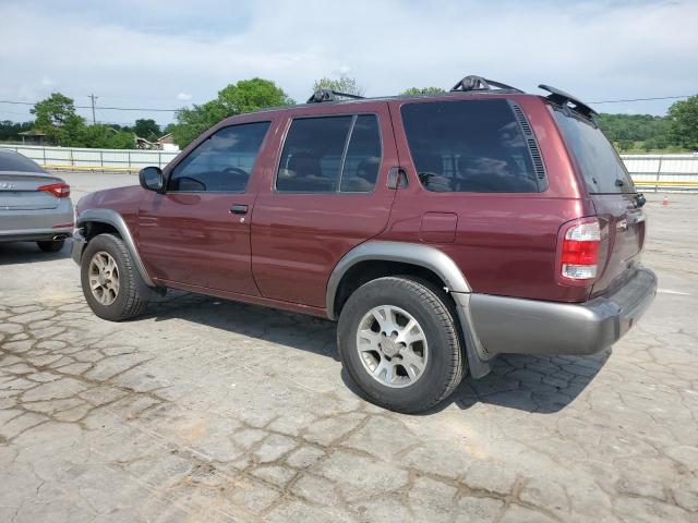 JN8DR07Y91W525712 - 2001 NISSAN PATHFINDER LE MAROON photo 2