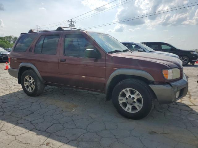 JN8DR07Y91W525712 - 2001 NISSAN PATHFINDER LE MAROON photo 4