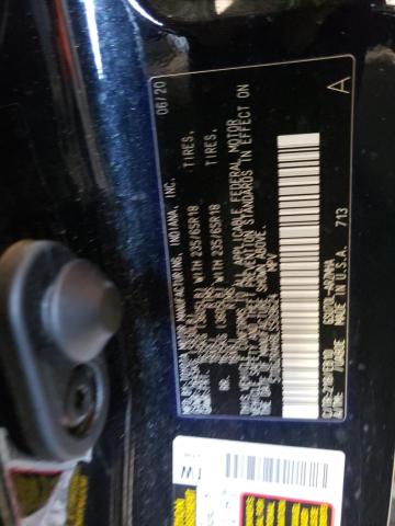 5TDGZRAH8LS509624 - 2020 TOYOTA HIGHLANDER XLE BLACK photo 12