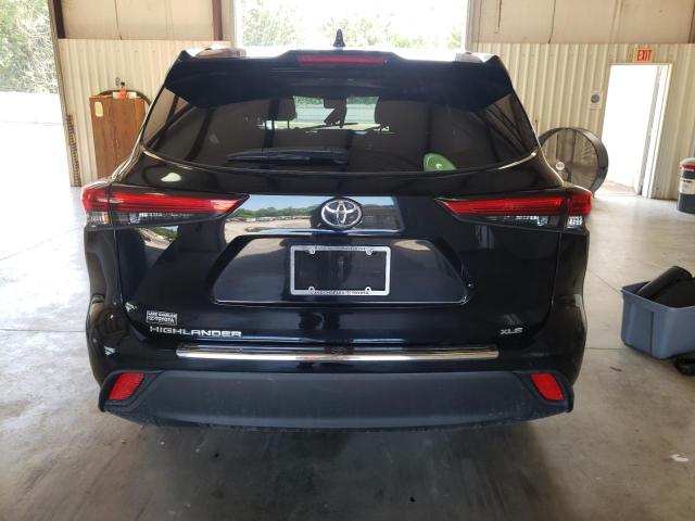5TDGZRAH8LS509624 - 2020 TOYOTA HIGHLANDER XLE BLACK photo 6