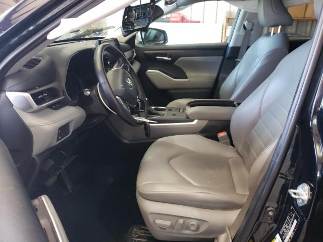 5TDGZRAH8LS509624 - 2020 TOYOTA HIGHLANDER XLE BLACK photo 7