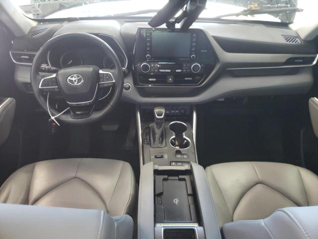 5TDGZRAH8LS509624 - 2020 TOYOTA HIGHLANDER XLE BLACK photo 8