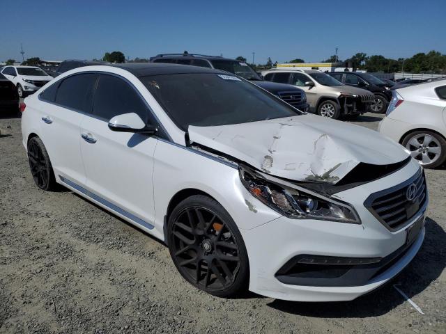 5NPE34ABXFH118198 - 2015 HYUNDAI SONATA SPORT WHITE photo 4