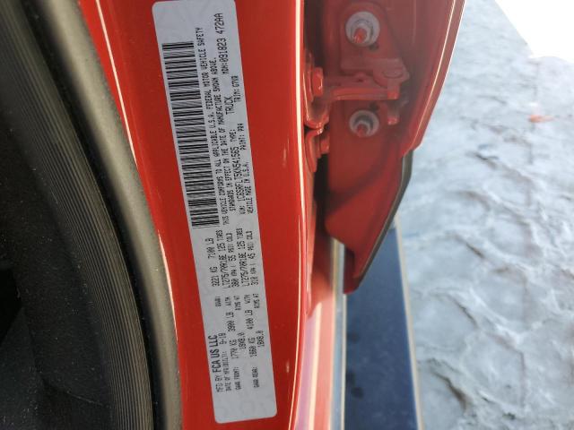 1C6SRFLT5KN541565 - 2019 RAM 1500 REBEL Қызыл фото 12