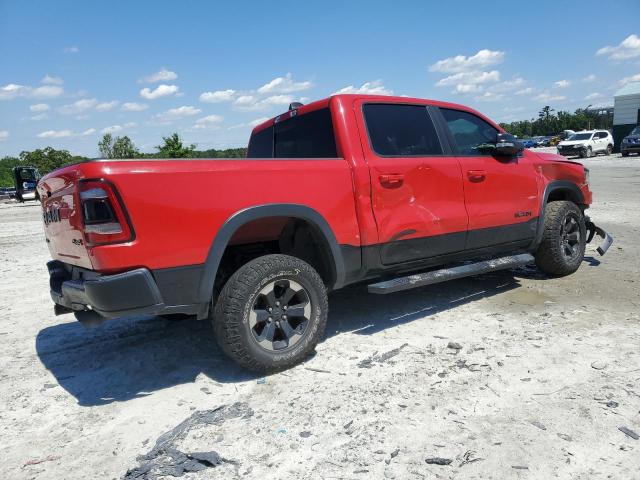 1C6SRFLT5KN541565 - 2019 RAM 1500 REBEL Қызыл фото 3