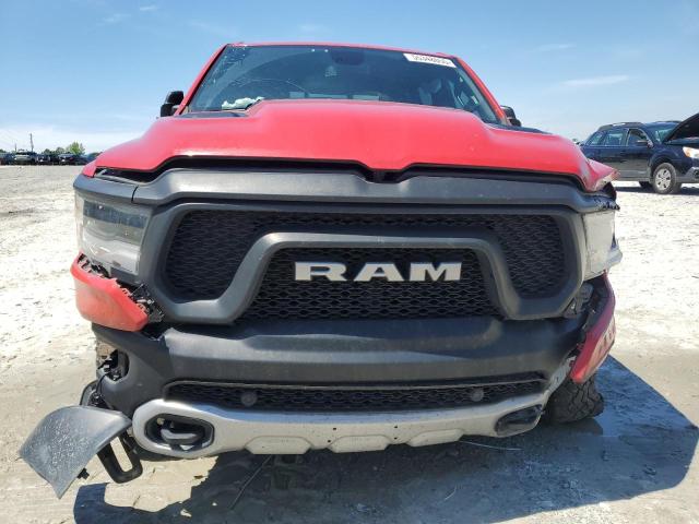 1C6SRFLT5KN541565 - 2019 RAM 1500 REBEL Қызыл фото 5
