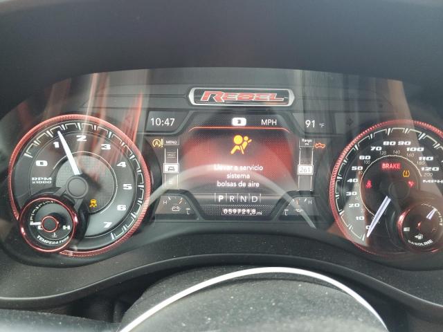 1C6SRFLT5KN541565 - 2019 RAM 1500 REBEL Қызыл фото 9