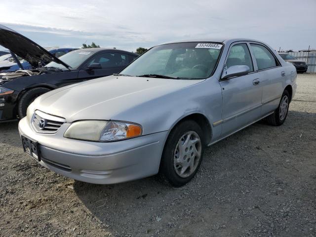 1YVGF22D725285126 - 2002 MAZDA 626 ES SILVER photo 1