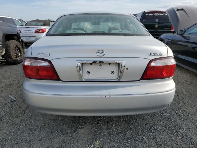 1YVGF22D725285126 - 2002 MAZDA 626 ES SILVER photo 6