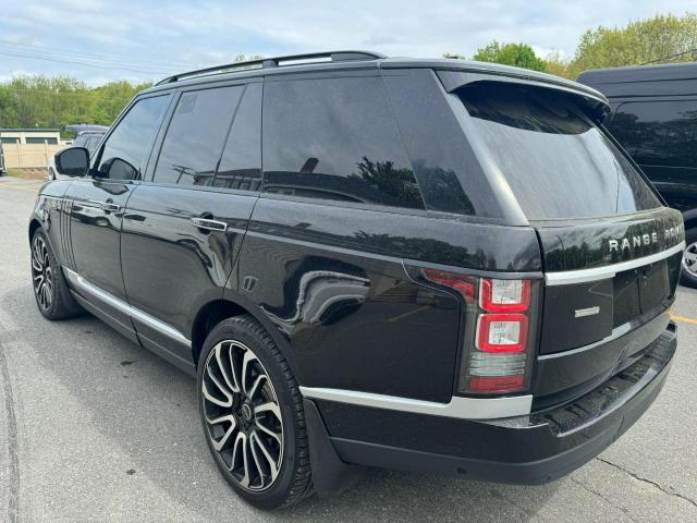 SALGV2FE4HA320564 - 2017 LAND ROVER RANGE ROVE AUTOBIOGRAPHY BLACK photo 2