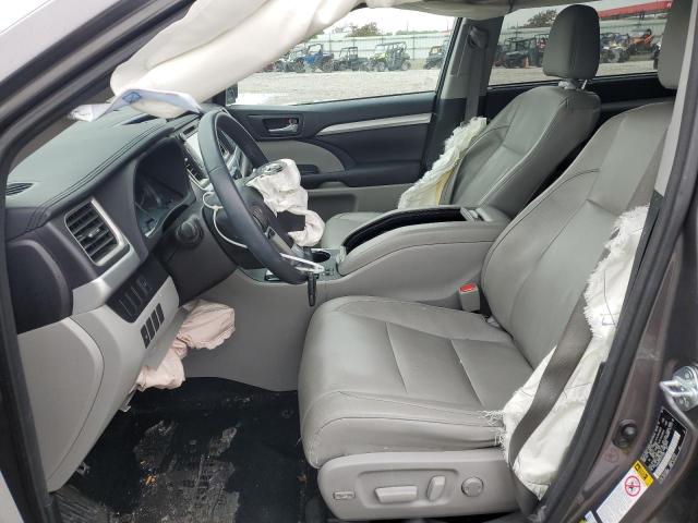 5TDJKRFH4FS211093 - 2015 TOYOTA HIGHLANDER XLE GRAY photo 7