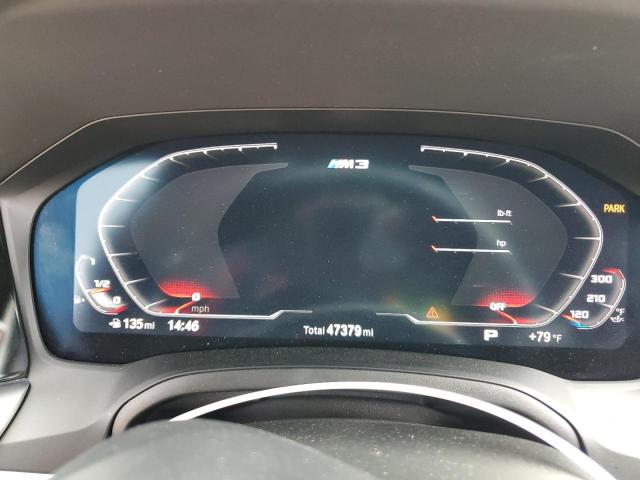 WBS33AY01MFL34399 - 2021 BMW M3 COMPETITION GRAY photo 9