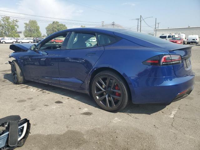5YJSA1E63RF546170 - 2024 TESLA MODEL S أزرق صورة 2